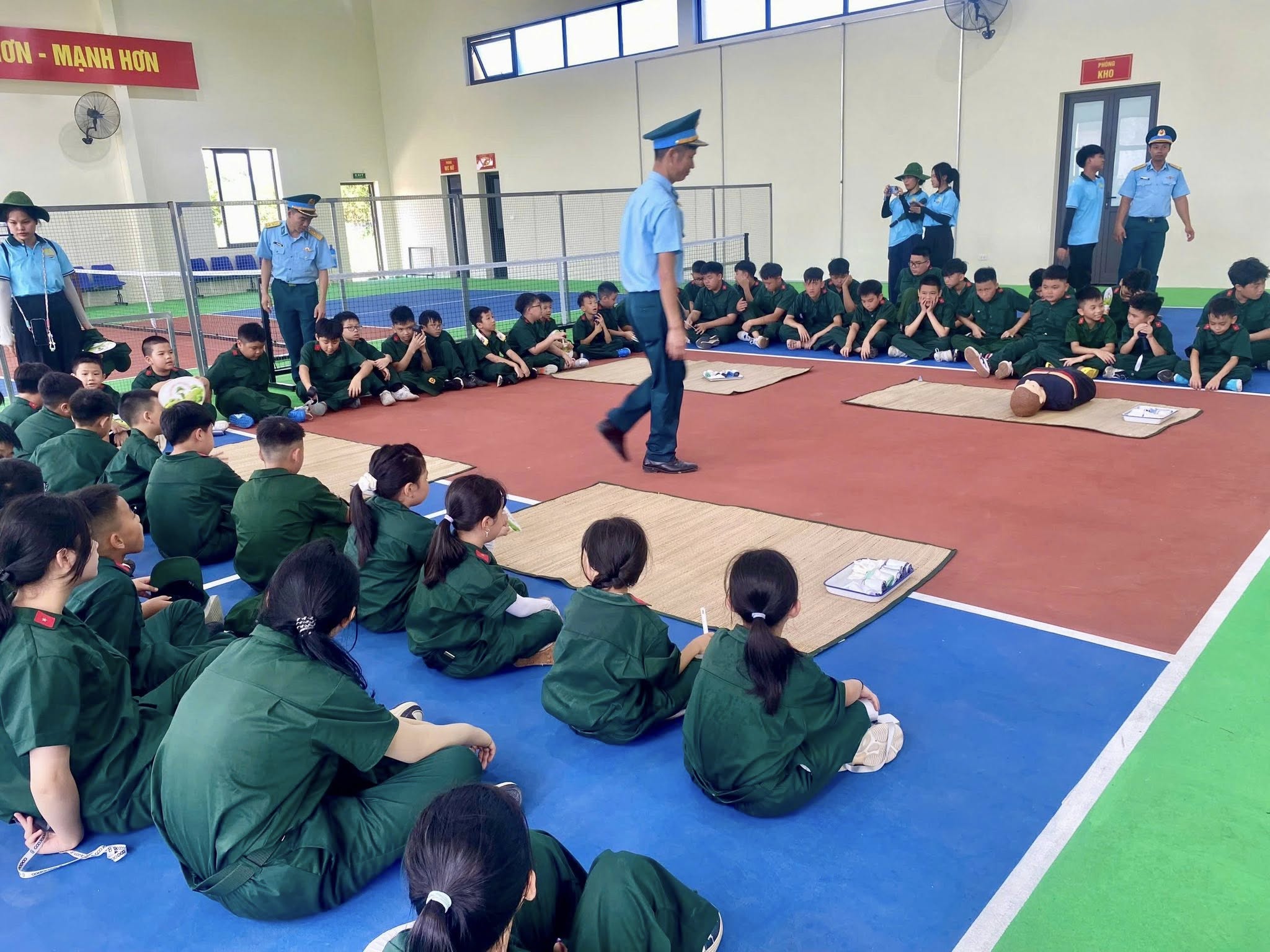 Chiến sĩ nhí Trại Hè Quân Đội